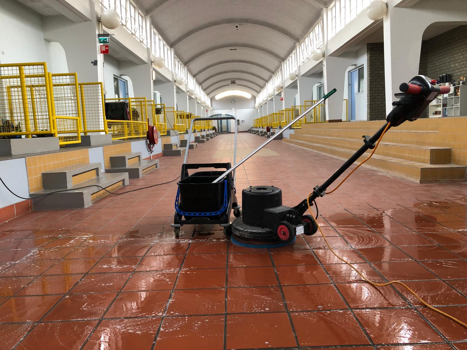 Zakelijk overleg schoonmaak